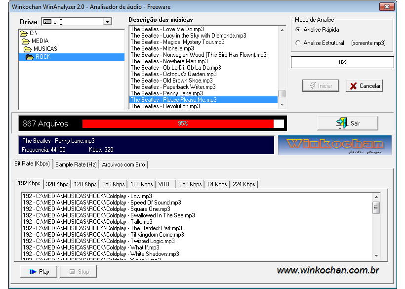 Winkochan Winanalyzer