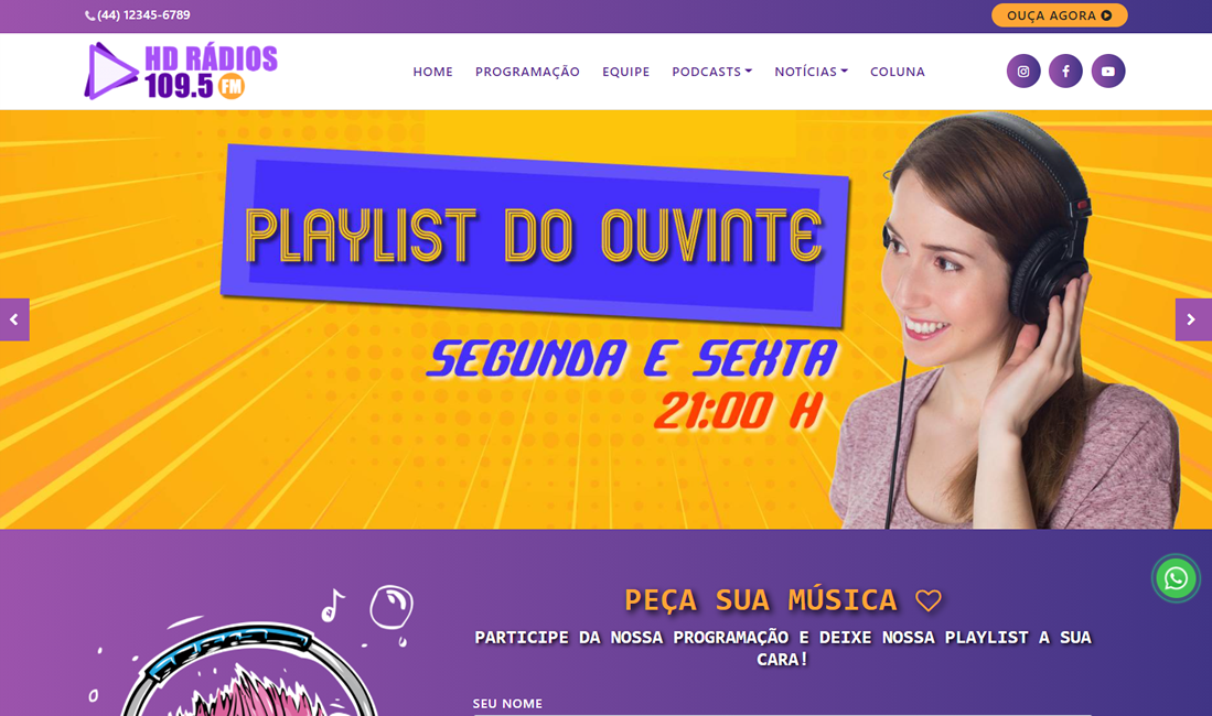 Site Administrável Modelo V-A